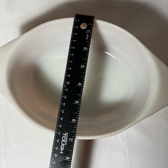 Vintage Pyrex Old Orchard 1970's 043 1 1/2 QT Oval Casserole Dish Burnt Orange - Picture 5 of 8